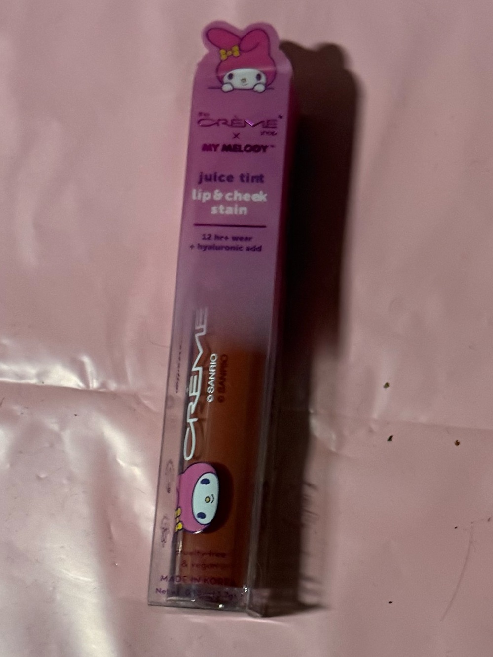 x My Melody Juice Tint Lip & Cheek Stain - Pink